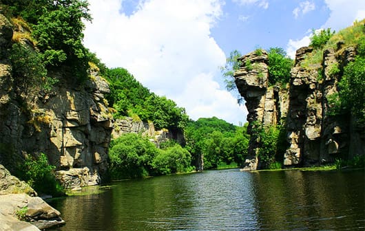 Маленький фьорд в сердце Украины - Букский каньон